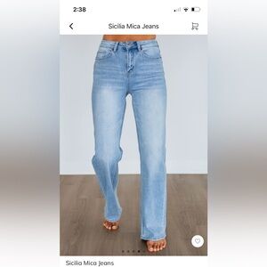 Wild Oak Boutique Sicilia Mica Jeans. High Stretch.